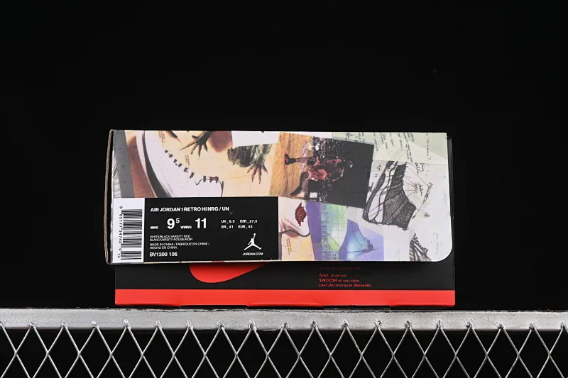 All categories Air Jordan Jordan series basketball shoes Air Jordan 1 High foreign trade version Union x Air Jordan 1 Retro High PK NRG AJ1 Joe 1 Black Friday BV1300-106